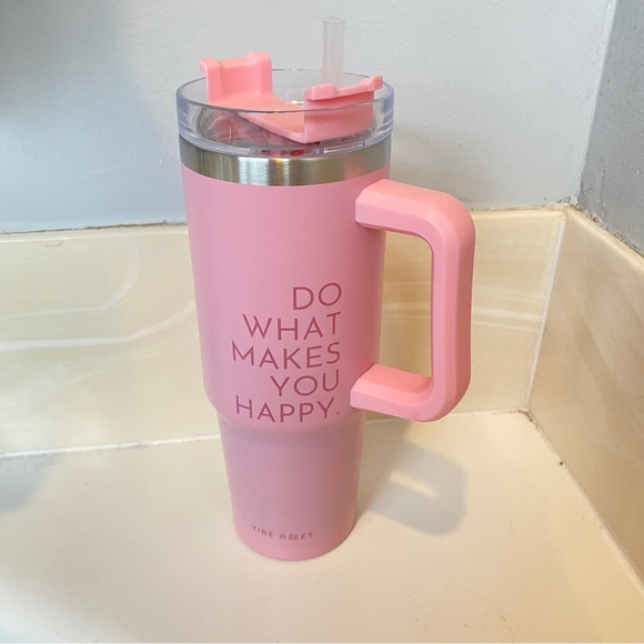 NWOT Vibe Alley insulated water bottle with straw - Picture 6 of 6